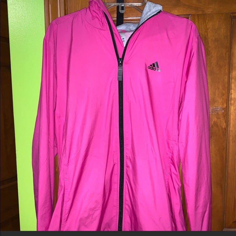 Adidas Pink Lightweight Jacket